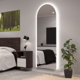 Spiegel met licht en ronde boog F639L4B2 Spiegel met licht en ronde boog F639L4B2