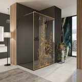 Glazen scheidingswand douche met kleurendruk FRAME GRÄSER Glazen scheidingswand douche met kleurendruk FRAME GRÄSER
