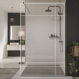 Glazen scheidingswand douche met kleurendruk FRAME LINE Glazen scheidingswand douche met kleurendruk FRAME LINE