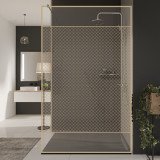 Glazen scheidingswand douche met kleurendruk FRAME SQUARES 3 Glazen scheidingswand douche met kleurendruk FRAME SQUARES 3