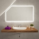 LED badkamerspiegel schuin dak Smart Home KNX/Dali - Cuarto SH LED badkamerspiegel schuin dak Smart Home KNX/Dali - Cuarto SH