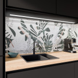 Keuken spatwand ESG glas 6mm met keramische kleurenprint FARN 3