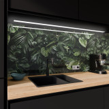 Keuken spatwand ESG glas 6mm met keramische kleurenprint JUNGLE 2