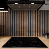 Keuken spatwand ESG glas 6mm met keramische kleurenprint LAMELLEN 1