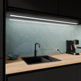 Keuken spatwand ESG glas 6mm met keramische kleurenprint MEMPHIS 3