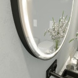 Ronde Smart Home spiegel met lijst KNX/Dali - PLUTO 2SH