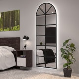 LED-spiegelboogvenster zwart gelakt F651L4BTL LED-spiegelboogvenster zwart gelakt F651L4BTL