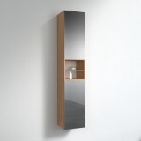 Badkamer wandkast, spiegelkast met plank BHS004