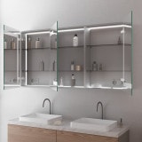LED aluminium spiegelkast voor de badkamer - Rhine LED aluminium spiegelkast voor de badkamer - Rhine