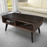 Tafelblad van Gehard-glas Parsol® grijs 6 mm