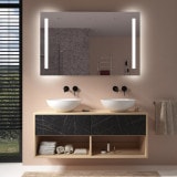 Badkamerspiegel met LED-verlichting - M01L2V