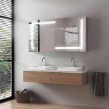 LED aluminium spiegelkast voor de badkamer - Rhine