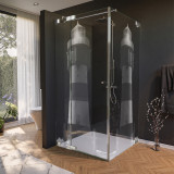 Glas Douchecabine Deur zijdelings met motief VUURTOREN 1/210