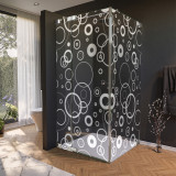 Glas douchecabine deur zijpaneel CERCO 2/210