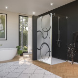 Glasdouchecabine deur zijwaarts CERCO 3/210