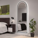 Spiegel verlicht met boog zwarte lijst deel lak F650L4BTL2 Spiegel verlicht met boog zwarte lijst deel lak F650L4BTL2